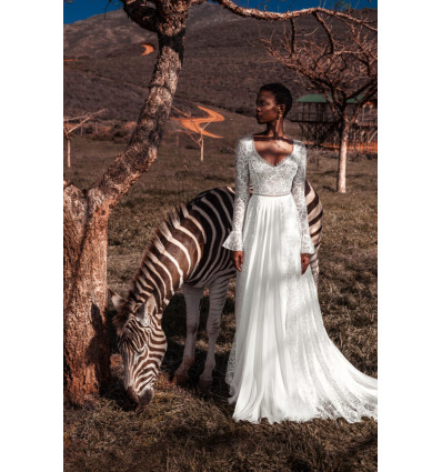 Robe de mariée bohème Winnie - Fabienne Alagama