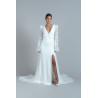 Silk organza bridal coat Victoria - Rime Arodaky