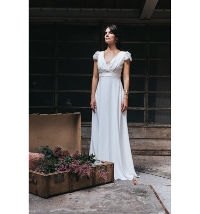 Odette bohemian wedding dress - Lorafolk