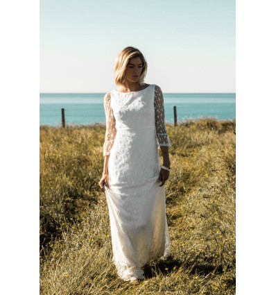 Marguerite bohemian wedding dress - Lorafolk