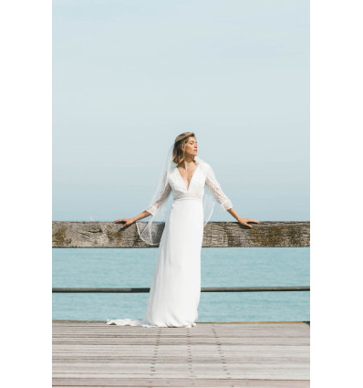 Pierrette bohemian wedding dress - Lorafolk