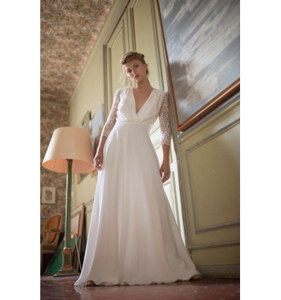 Tender Light bohemian wedding dress - Donatelle Godart