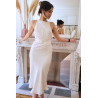 Biarritz midi wedding dress - Uni Paris