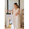 Elio white bridal shawl  - Dressing Club
