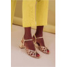 Bridal sandals Salma Champagne - Bobbies