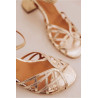 Sandales de mariée Salma Champagne - Bobbies