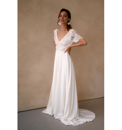Lisbon wedding dress - Anne de Lafforest