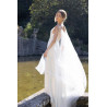 Mimosa bridal cape- Alba 2024 Collection