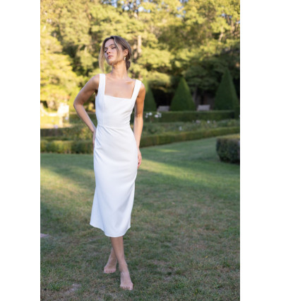 Robe de mariée midi Pivoine - Collection Alba 2024