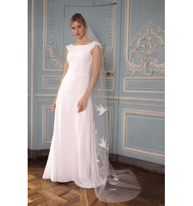 Bohemian wedding dress Leana - Marie Laporte