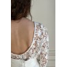 Crop top de mariée dentelle fleur d'oranger - Victoire Vermeulen