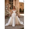 Luciana wedding dress + overskirt - Milla Nova