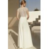 Pantalon de mariée Nina - Bianco