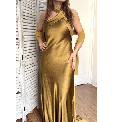 Robe Ofelia Bronze - Rosa Clara