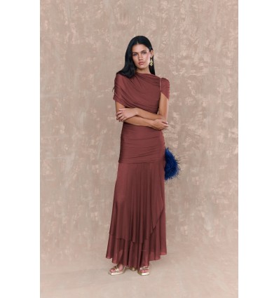 Wedding guest dress Margot Terracota - Dressing Club