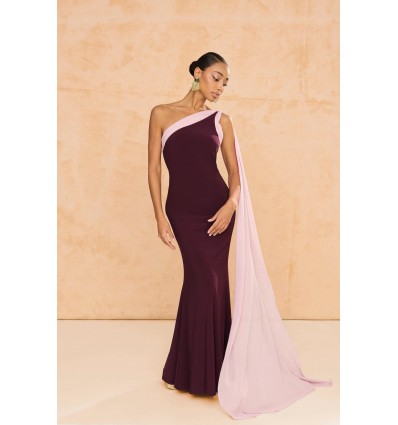 Robe Helena Aubergine - Dressing Club