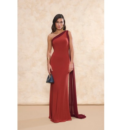 Wedding guest dress Helena Terracota - Dressing Club