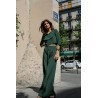 Green wedding guest top - Uni Paris