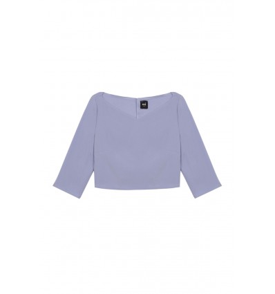 Lilac wedding guest top - Uni Paris
