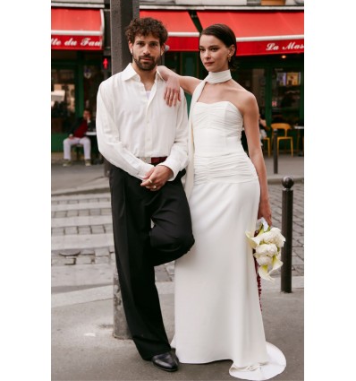 Robe de mariée Olmo  - Uni Paris