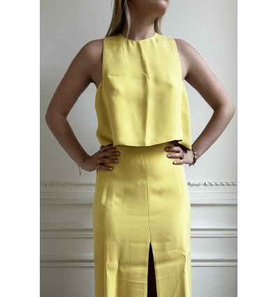 Yellow Arzon wedding guest top - Uni Paris