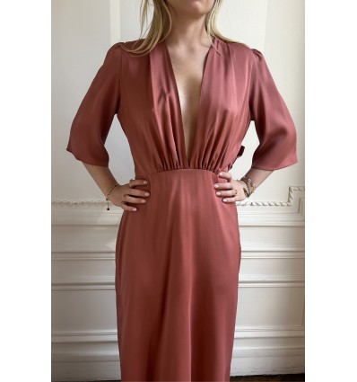 Pink wedding guest dress Fontainebleau - Uni Paris