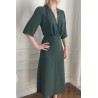 Mint wedding guest dress Fontainebleau - Uni Paris
