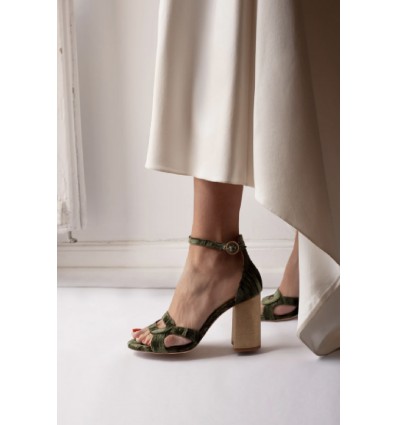 Chaussures de mariée Margot Ciprès - Flor de Asoka