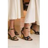 Chaussures de mariée Margot Noche - Flor de Asoka