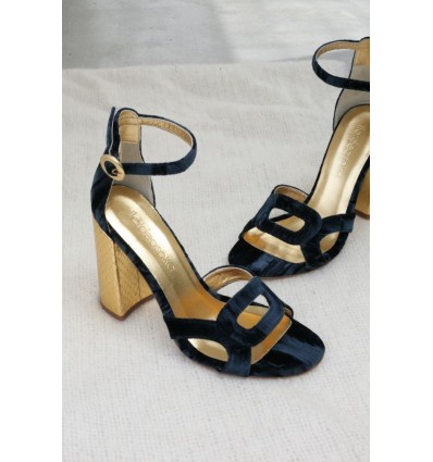 Chaussures de mariée Margot Noche - Flor de Asoka