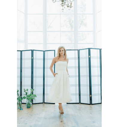 Robe de mariée simple Mado + Top Leny - Atelier Swan