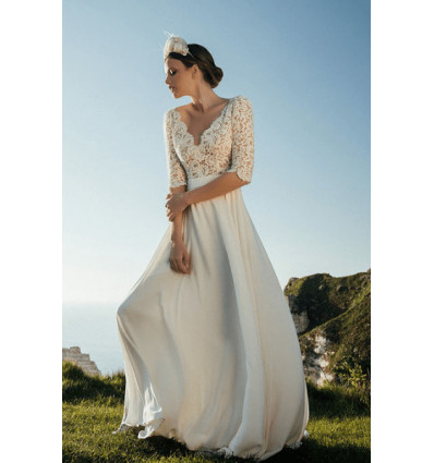 Robe de mariée bohème Amaryllis - Oksana Kokhan