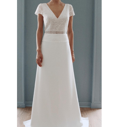 Bohemian wedding dress Romane - Olympe
