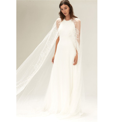 Vreeland lace bridal cape - Savannah Miller