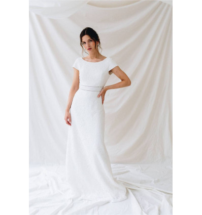 Straight wedding dress Milan - Anne de Lafforest